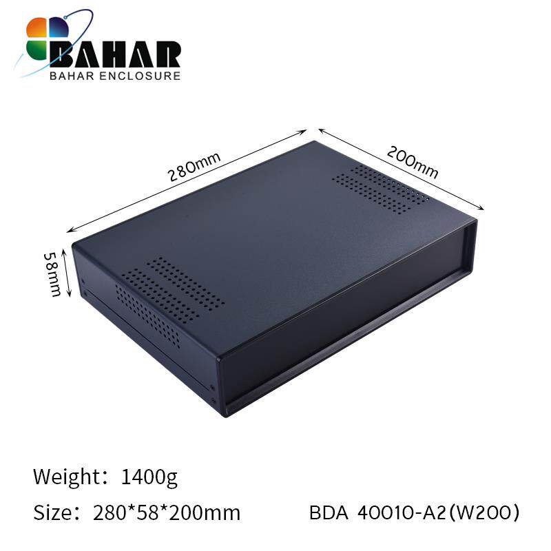 巴哈尔壳体全新DIY监控塑料面板机箱电源铁外壳BDA40010-(W200)