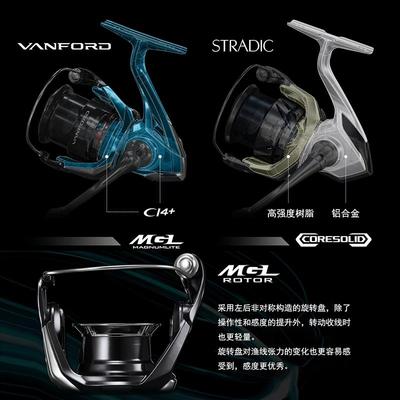 SHIMANO禧玛诺24新款万福德CI4纺车轮路亚轮VANFORD淡海水鱼线轮