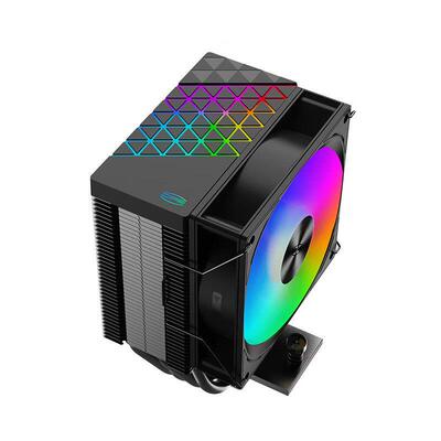 超频三 红海H4 ARGB黑色CPU风冷散热器4热管9CM风扇 支持1700/AMD
