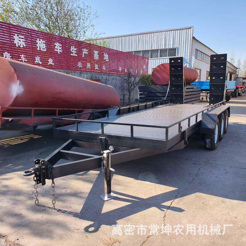 7吨三桥联动车辆运输车挖机压路机运输车非标定制机器人运输车
