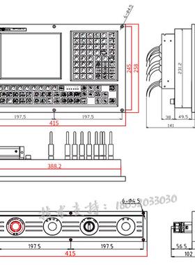 南京秦江QJ920数控系统完全替代南京华兴WA920/WA98T数控车床系统