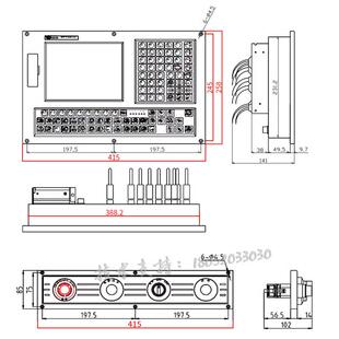 WA98T数控车床系统 南京秦江QJ920数控系统完全替代南京华兴WA920