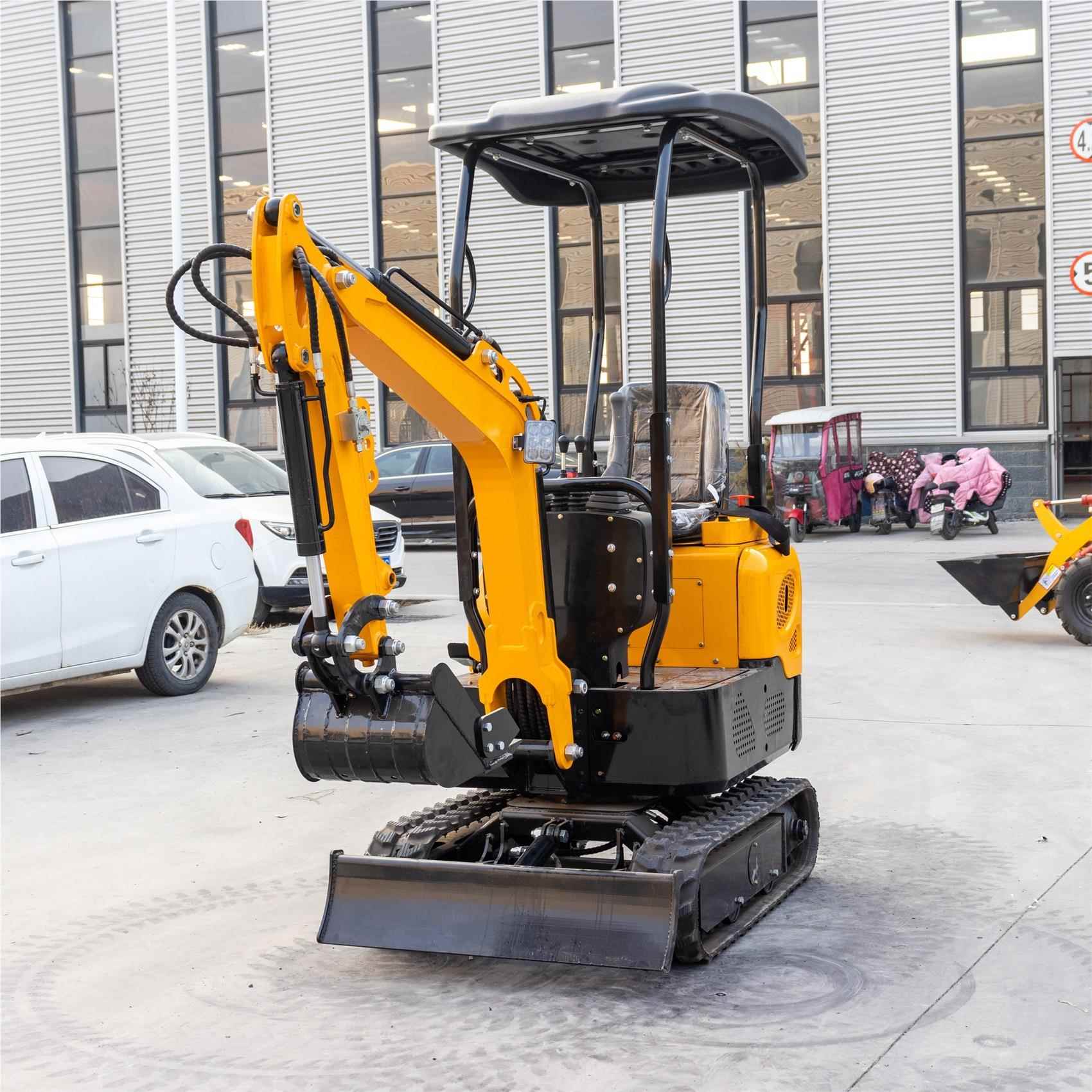 掘出口瑞10G新款履带挖机 100KG迷你士excav0ator 柴10G履带油小