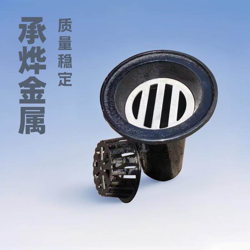 公路桥梁铸铁泄水管矩形圆形厂家桥面雨水泄水口格栅盖地漏篦子