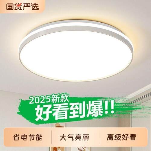 led吸顶灯饰现代简约大气客厅大灯主卧室吊灯具大全