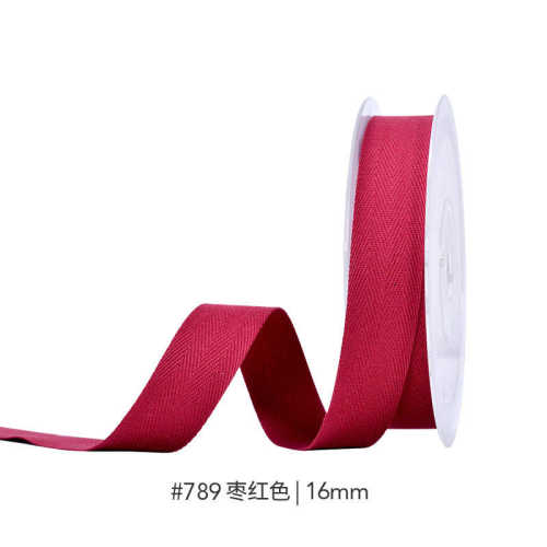 宽纹棉边姚明带批发包带棉人字全加厚纹1cm人字服饰现货织带辅料