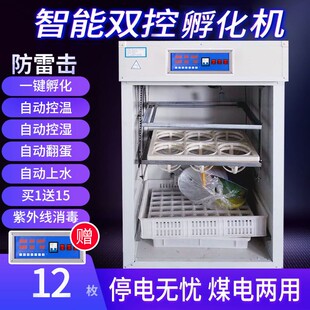 智能孵蛋箱孵化器小型孵化机全自动家用型小鸡1056枚大型12枚鸵鸟