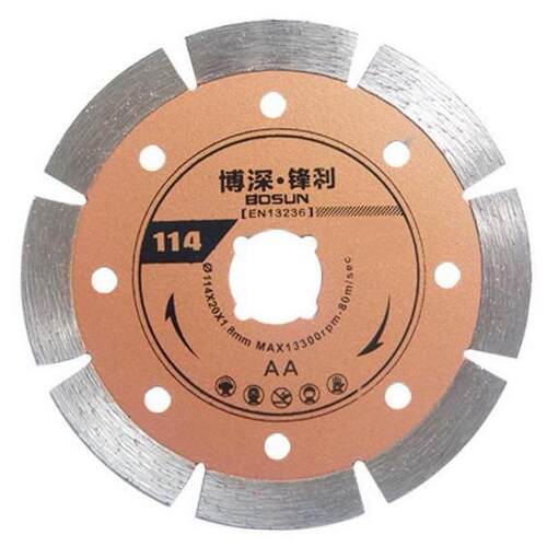 博深锋利 金刚石锯片 2A114 工具通用切割片开墙片开槽片混凝土
