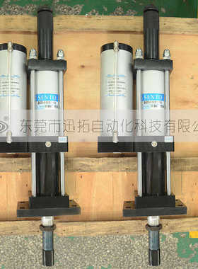 森拓STU行程可调气动增压缸 气液增压缸1t/3t/5t/8t/10t/20t/40t