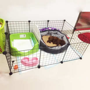 犬狗窝斗围栏泰小迪组合中型笼子宠铁网宠物杆热卖 法栅栏猫