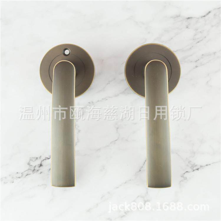 厂家直销 纯铜门锁 防盗门锁 简约室内门锁 执手门锁 分体21-25