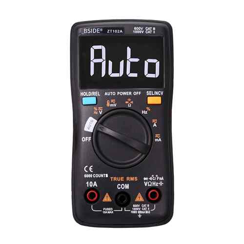 BSIDE ZT102A液晶显示6000字AUTO智能档自动量程数字万用表