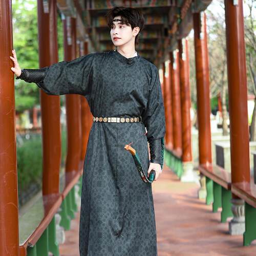 唐制汉服圆领袍中国风汉服男女圆领袍古风武侠风演出服套装伴郎