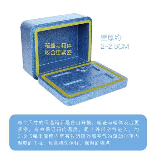 即海参包装盒1斤2斤食3斤5斤8箱斤装EPP冷藏箱保温高档品海ESJ参