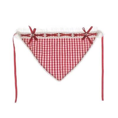 Heart Bandana Headscarf Laciness Headwear for Outdoor Heart