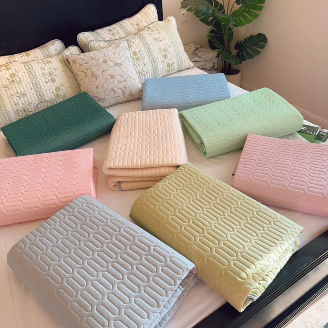 2024新款夏季可机洗凉席冰丝席夏天空调床垫乳胶席子冬夏两用软
