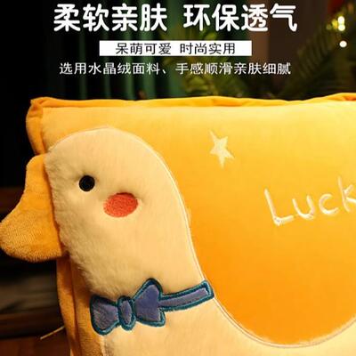 【叠享】抱枕一被子办公室头折午睡枕毯子TAP二合沙发汽车靠枕