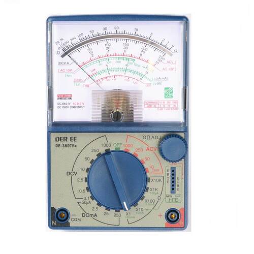 台湾得益DE360TRN/960/961TR指针式万用表高精度游丝万用表机械式