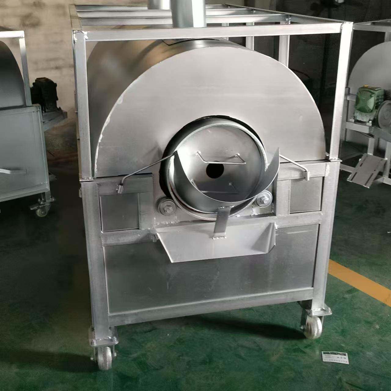 家用花生瓜子翻炒机 商用炒大豆机器养殖业 中草药炒货炒干机