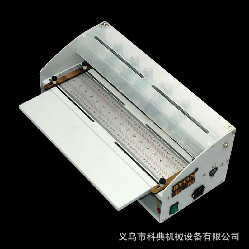 宝预H500压痕机电动虚线点线米线翻书书脊不干胶划线封面名片折