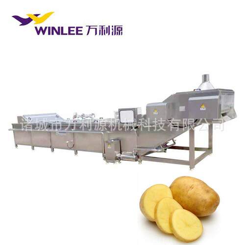 万利源鸭脖鸭头预煮机竹笋土豆漂烫机预制菜果蔬漂烫杀青设备