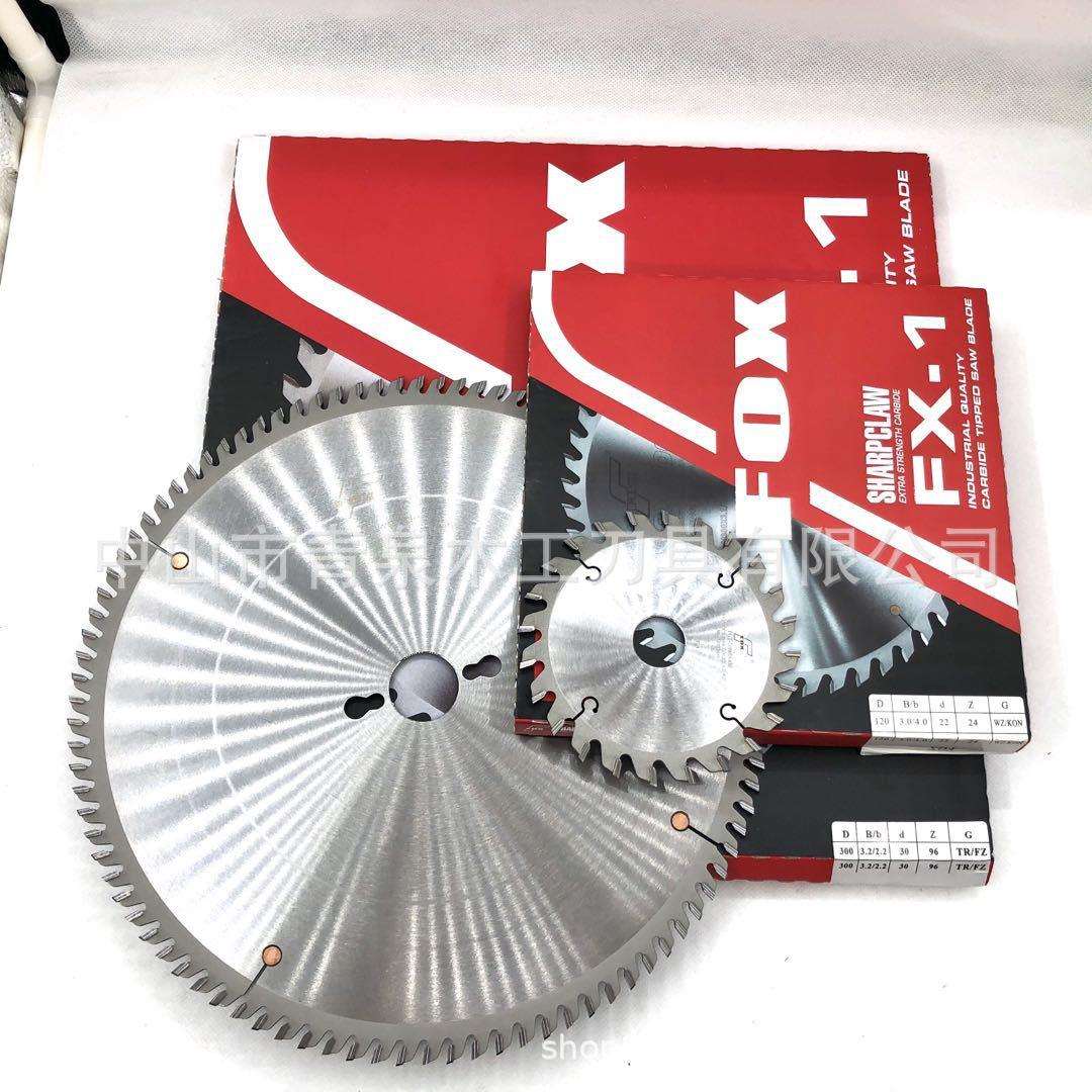 德国金狐FOX圆锯片切割木工铝材锋利300*3.2*30*96T规格齐全