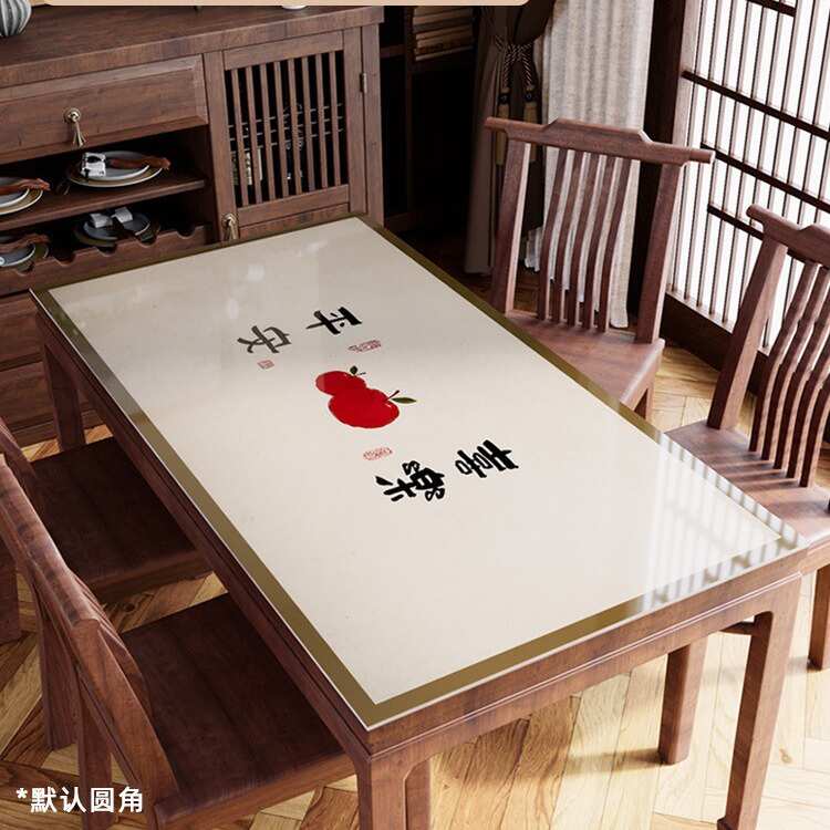 中古软玻璃桌垫餐桌垫隔热垫免洗防水防油防烫茶几桌布桌面保护垫