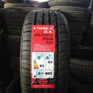 THREE V3菱悦 现代别克凯越奇瑞A5 85V A三A汽车轮胎195 55R15