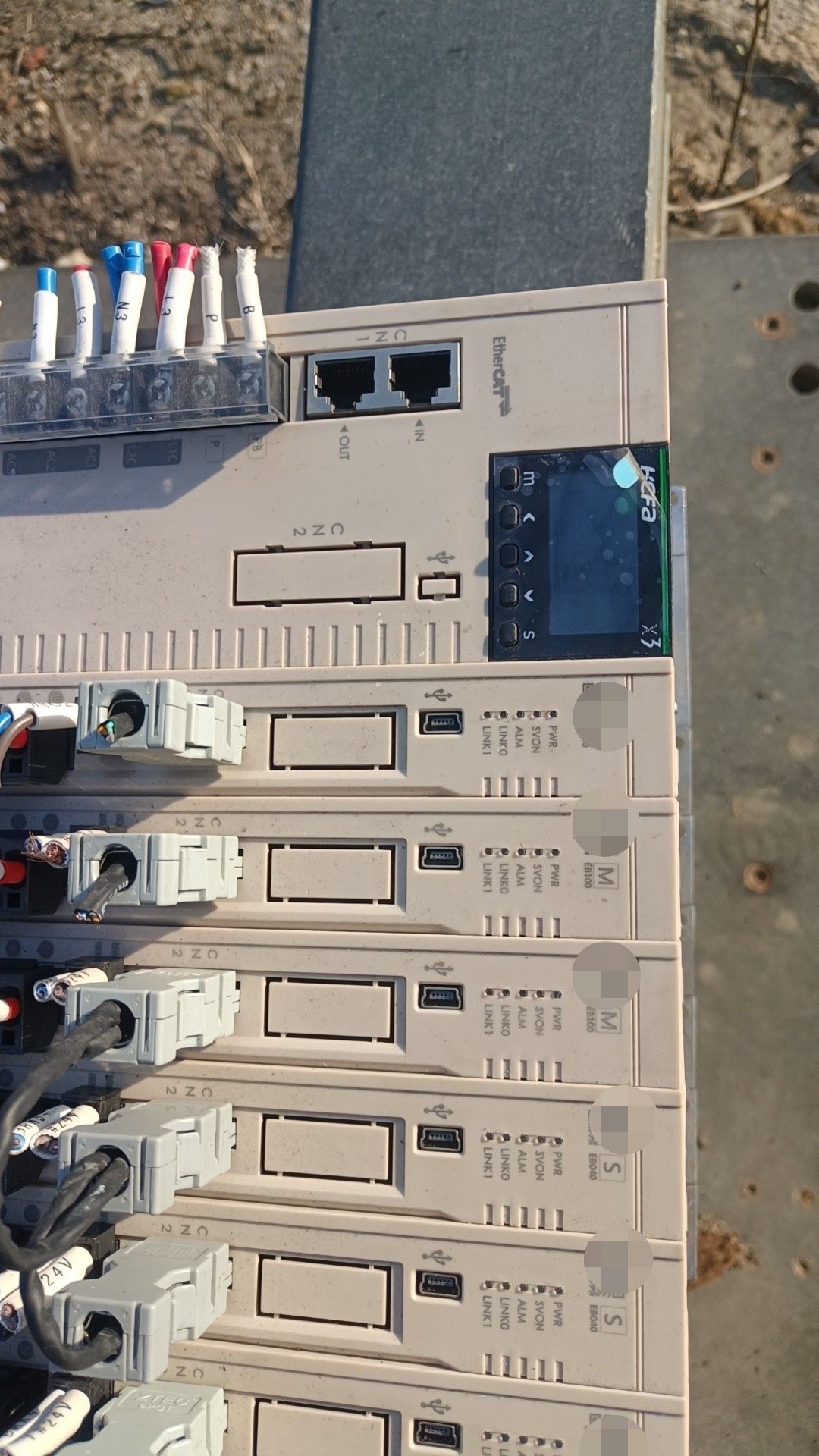 禾川伺服驱动器 5KW  1拖6 成色充新功能包好