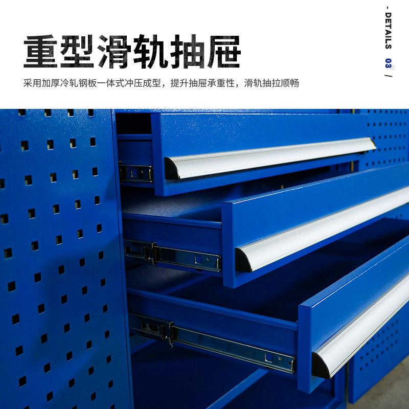 重型工具柜皮柜车间五金铁工箱双ZY-GJG00具开具门工厂储物柜抽屉
