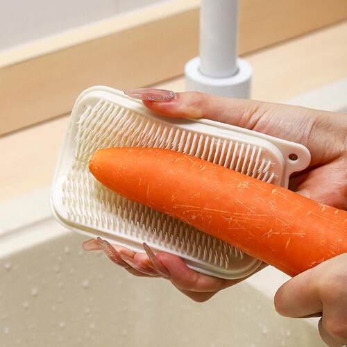 Multifunctional Fruit and Vegetable Cleaning Brush for Kitch