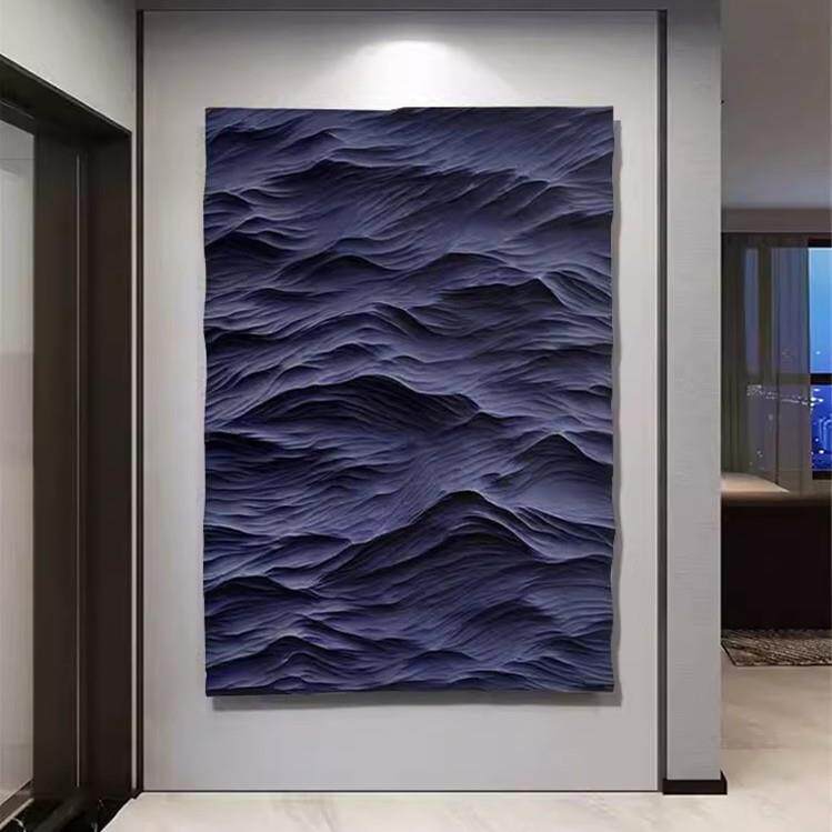 3D立体装置画设计师艺术浮雕画别墅装饰画酒店走廊过道木雕壁画