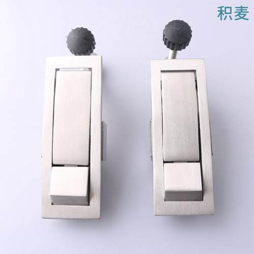 MS708-2-3不锈钢平面锁配电箱机柜锁空压机锁开关柜门锁工业柜锁