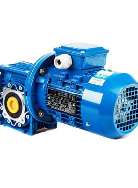 众成传动NMRV130-i-3KW蜗轮蜗杆减速机带电机高精度减速机带电机