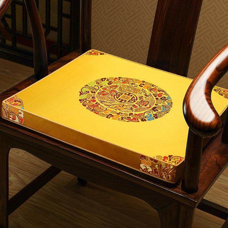 中式椅垫红木沙发乳胶坐垫实木椅子圈椅垫古典茶椅太师椅垫屁垫