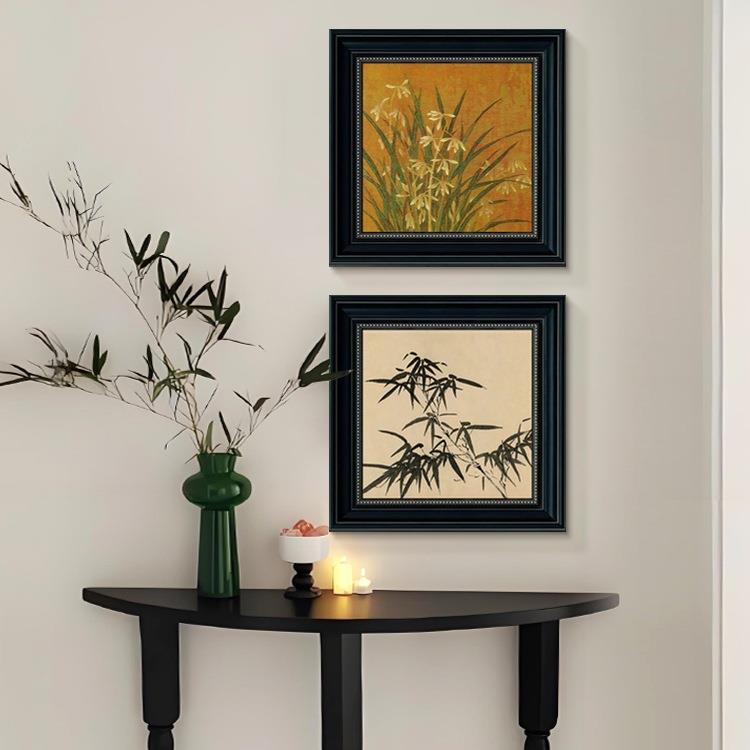 中古风F975SHJ9画关装饰画入厅户正对门玄感法式复古餐客厅美式挂