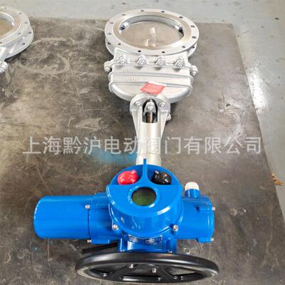 铸钢不锈钢材质刀闸阀PZ973H圆形刀闸阀梅花形常压闸阀DN125