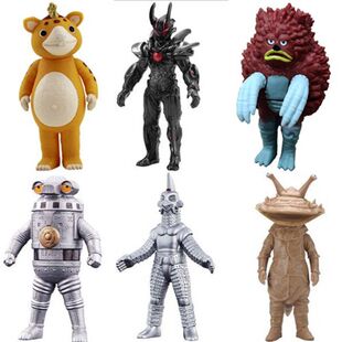 儿童怪兽玩具软胶闪光玩偶布斯卡皮格蒙赛文加乌英达姆男孩奥特