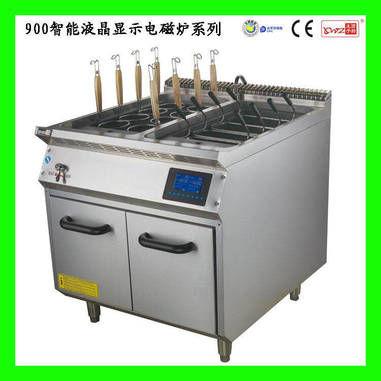 王子西厨立式不锈钢电磁组合炉系列商用EM-MP-2电磁意粉炉连柜座