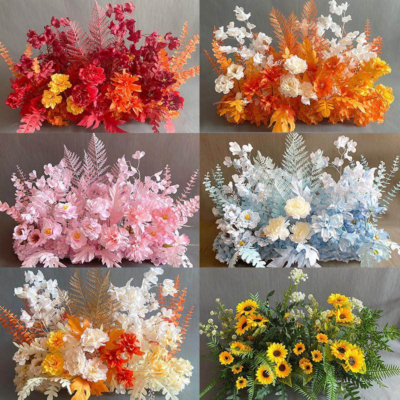 新款婚庆礼地排花仿真花艺路引花装饰布置迎宾花橱窗农村中式背景,家居饰品,仿真花/假花,淘宝优惠券,粉丝福利购,淘宝优惠卷