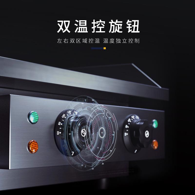 新款直销拓奇电扒炉商用加长加大铁板烧铁板烤冷面鱿鱼手抓饼机器