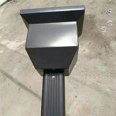 别墅下水管方形圆形雨水管铝落水管独立铝合金外墙雨水斗漏斗配件