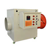 取暖大功率厂房工业风机车间养殖风机用地电暖 温室风机电暖育雏