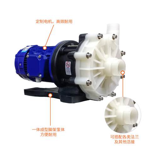 AMX系列耐高压磁力泵自吸泵耐酸碱工程塑料卧式驱动