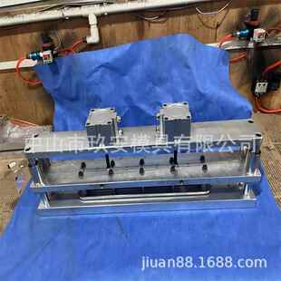 玖安模具供应毛巾包装 袋400x10mm条形点断气动打孔机