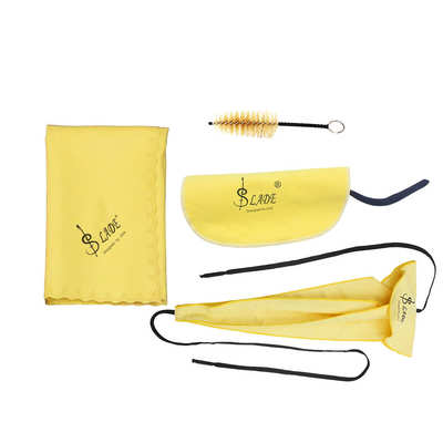 Saxophone Sax Cleaning Care Kit 3pcs Cleaning Cloth + Mouthp