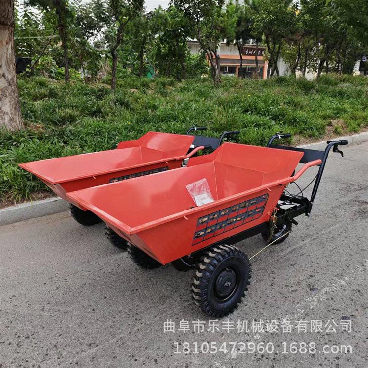 建筑工地沙子石灰运输车 果园用汽油翻斗车  农场汽油运输车