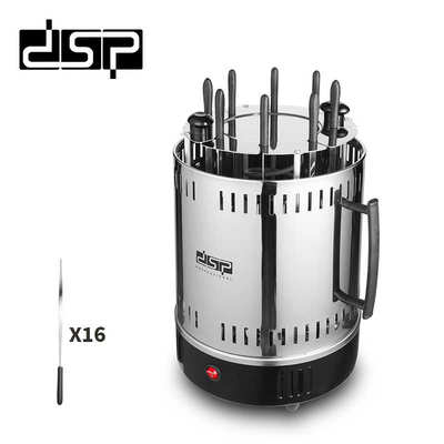 厂家直销DSP/丹松 跨境出口电烧烤架带16根不锈钢烤串