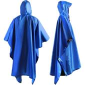 雨披 斗篷 户外骑行 三合一 露营 雨衣 徒步 天幕 防水