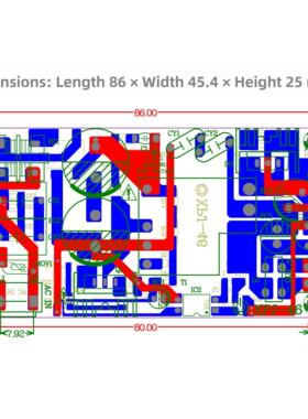 Ac220/380V输入开关电源板模块输出Dc12V3A变压器24V1500Ma充电桩